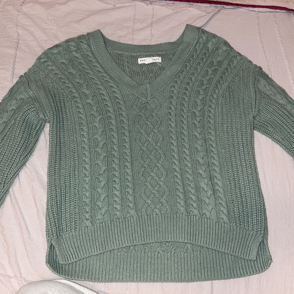 Green Aeropostale Knit Sweater